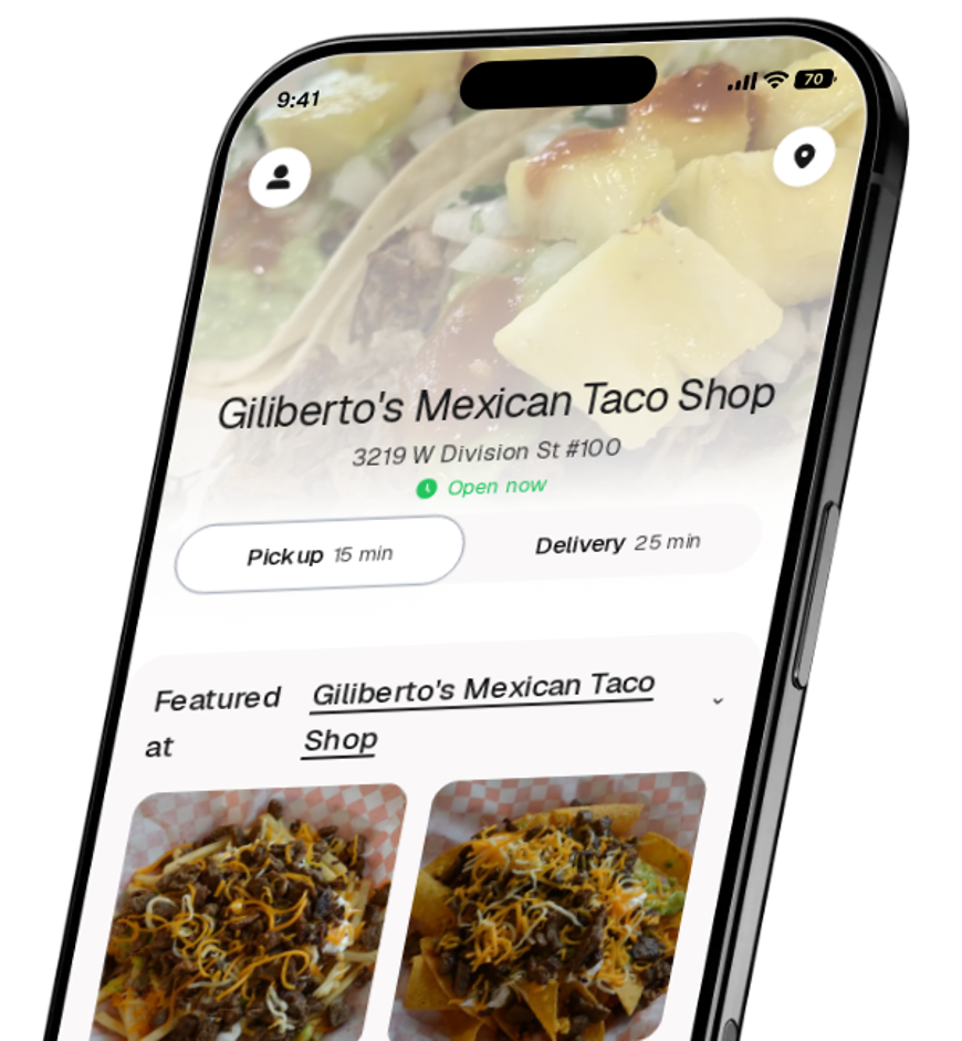 Giliberto's Mexican Taco Shop app preview