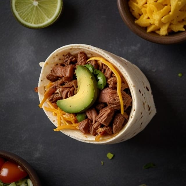Carne Asada Burrito.