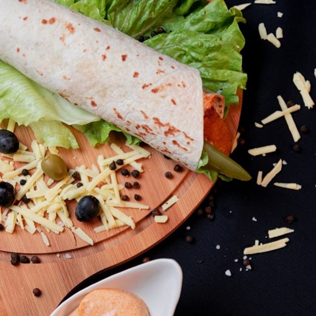 Shredded Beef Burrito.