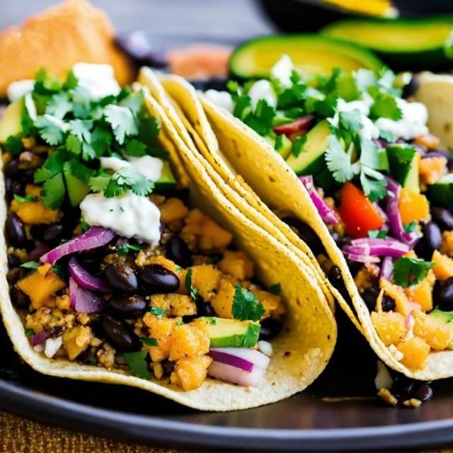 Beans Tacos.