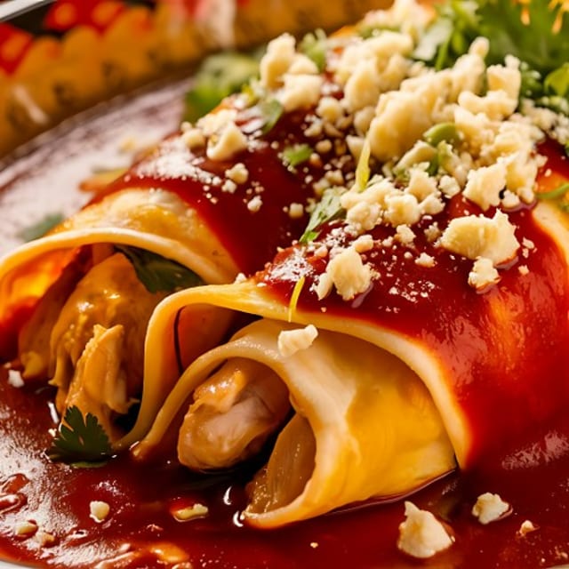 Two Enchiladas.
