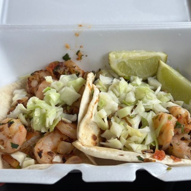 Shrimp/Camaron Taco.