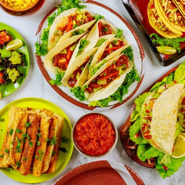 Taco, Tostada, & Rolled Tacos.