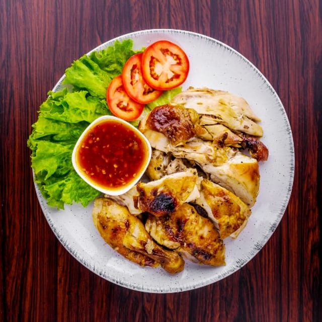 Pollo Asada (Grilled Chicken) Plate.