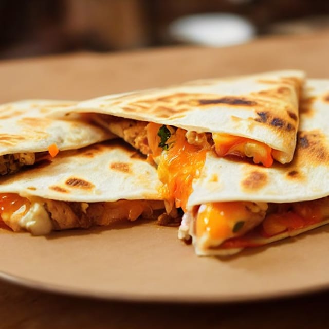 Quesadilla Flor De Calabaza.