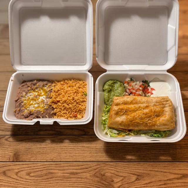 Chimichanga Platter.
