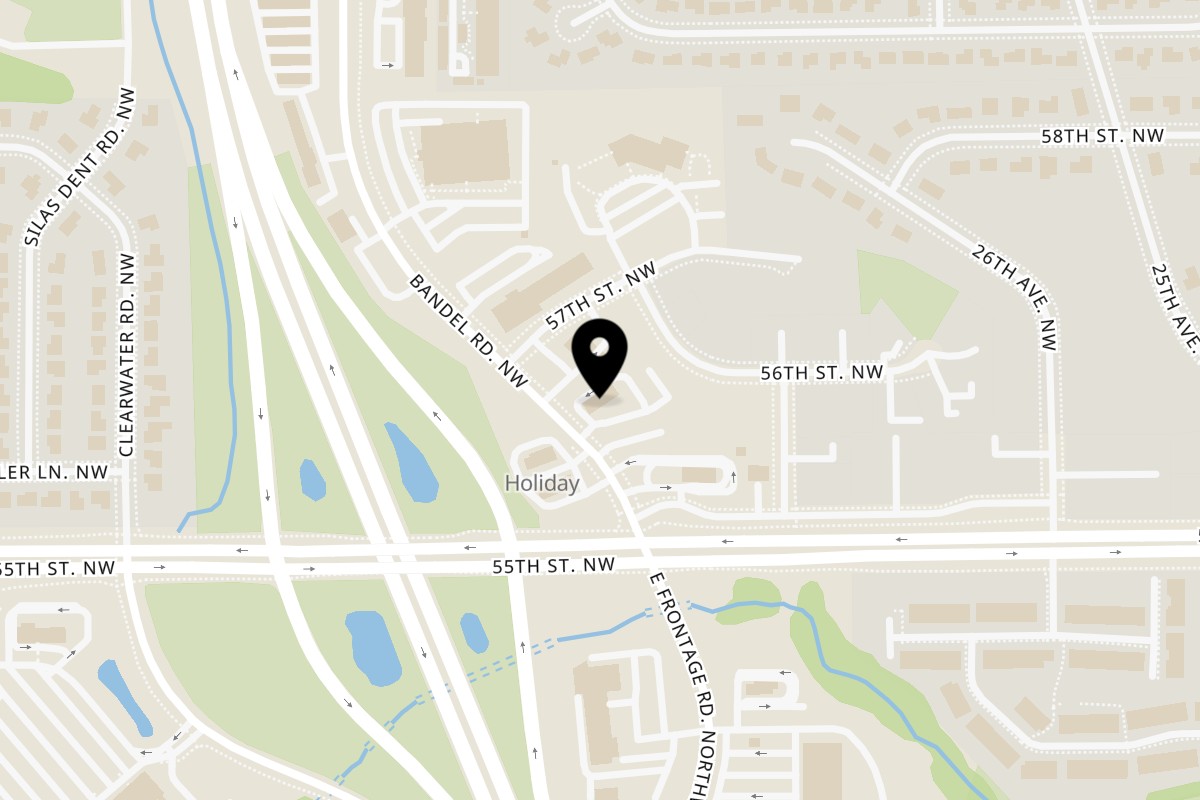 Map showing the location of Giliberto's Mexican Taco Shop Rochester on 5550 US-52 in Rochester