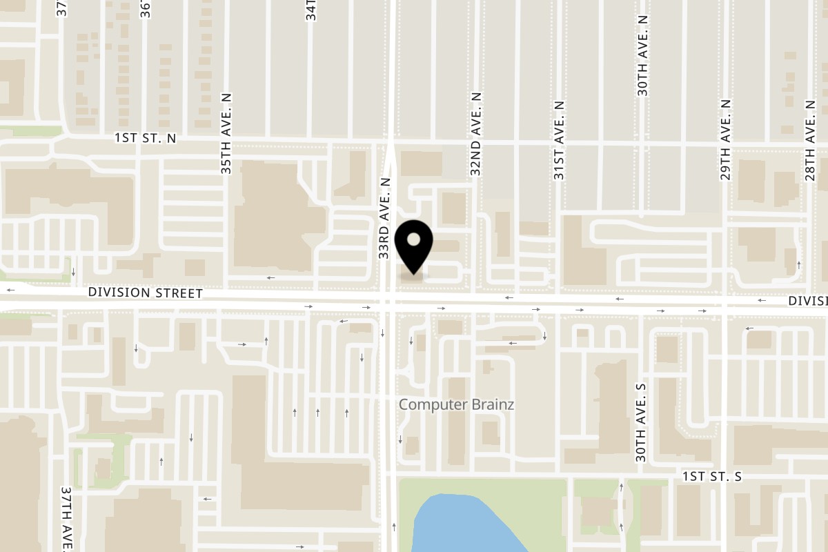 Map showing the location of Giliberto's Mexican Taco Shop St Cloud on 3219 W Division St #100 in St Cloud